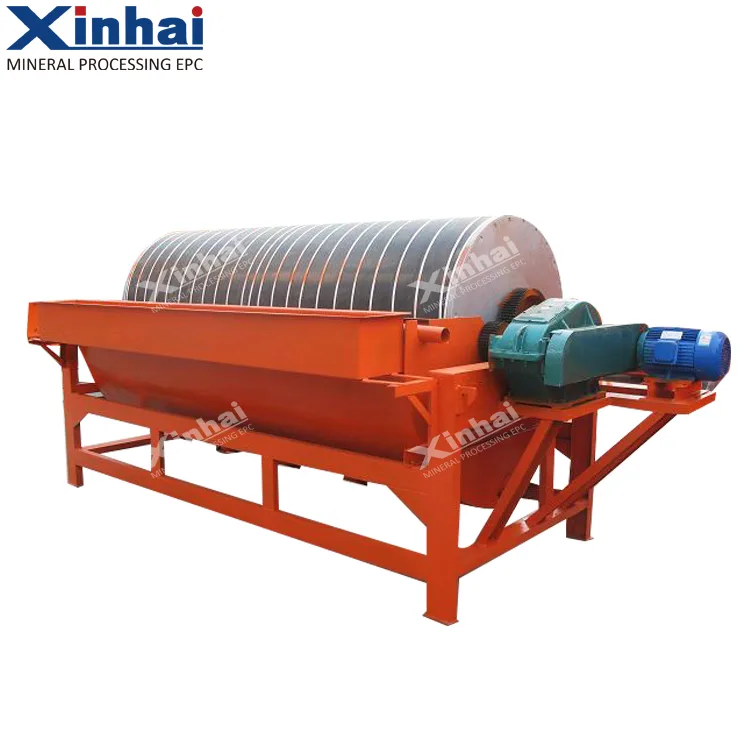 Wet drum magnetic separator