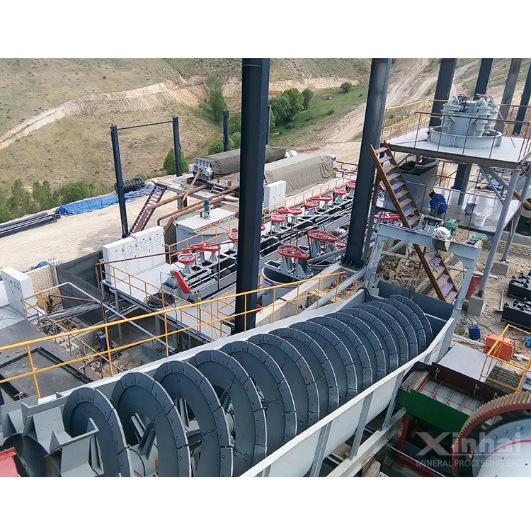 High weir spiral classifier