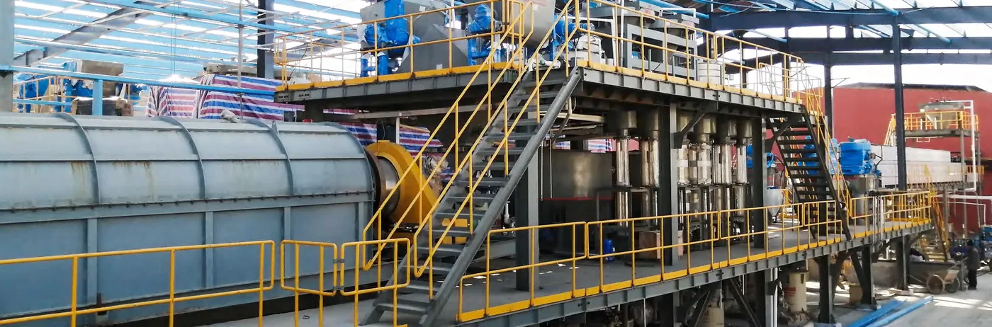 Flotation and piping in a fluorite plant